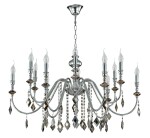 Фото Люстра Crystal Lux MERCEDES SP6+6 CHROME/SMOKE