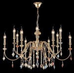 Фото 1 Люстра Crystal Lux MERCEDES SP6+6 GOLD/COLOR