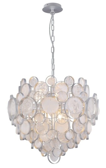 Фото Светильник подвесной Crystal Lux DESEO SP6 D460 SILVER