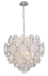 Фото Светильник подвесной Crystal Lux DESEO SP6 D460 SILVER