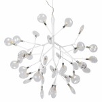 Фото 1 Светильник подвесной Crystal Lux EVITA SP36 WHITE/TRANSPARENT