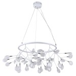 Фото Светильник подвесной Crystal Lux EVITA SP45 D WHITE/TRANSPARENT