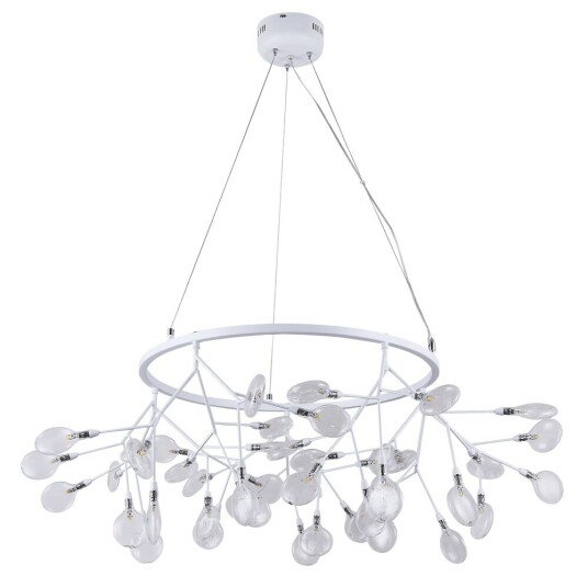 Фото Светильник подвесной Crystal Lux EVITA SP45 D WHITE/TRANSPARENT