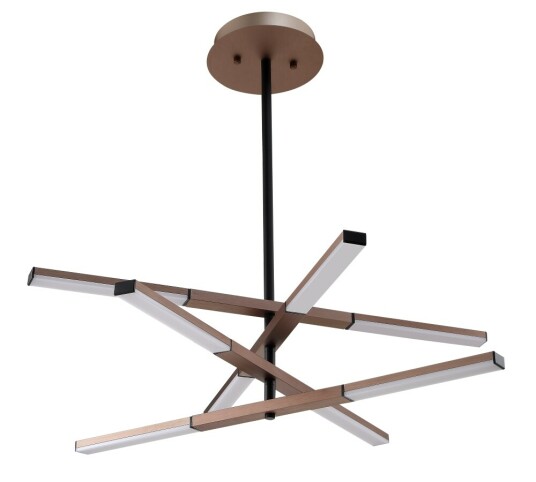 Фото Люстра Crystal Lux HI-WAY SP8 COFFEE