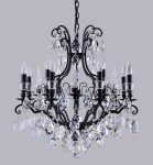 Фото 2 Люстра Crystal Lux MAGNIFICO SP13 BLACK/TRANSPARENT