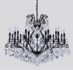 Фото 2 Люстра Crystal Lux MAGNIFICO SP19 BLACK/TRANSPARENT
