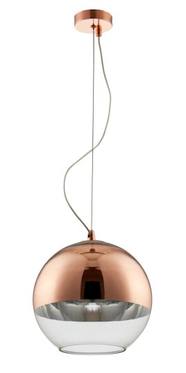 Фото Светильник подвесной Crystal Lux WOODY SP1 D300 COPPER