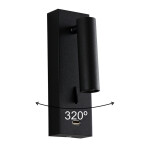 Фото 1 Бра Crystal Lux CLT 210W USB BL