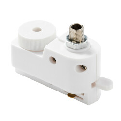 Фото Адаптер для однофазного шинопровода Crystal Lux CLT 0.212 01 WH