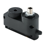 Фото Адаптер для однофазного шинопровода Crystal Lux CLT 0.212 01 BL