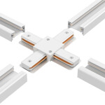 Фото 3 Соединитель X-образный (однофазный) Crystal Lux CLT 0.211 09 WH