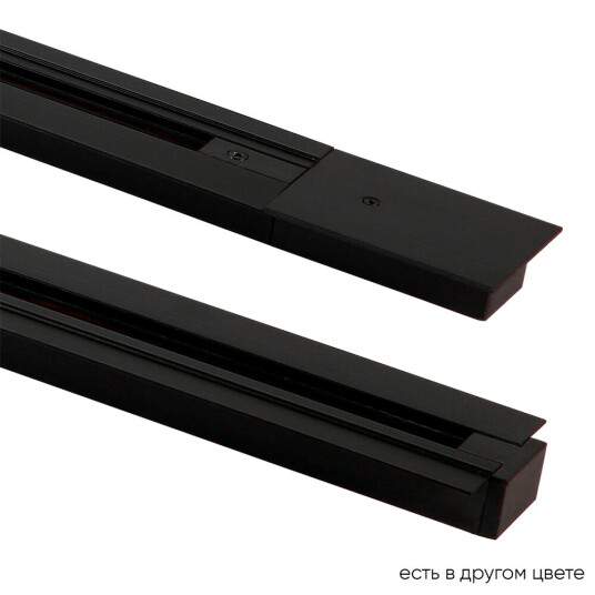 Фото Шинопровод встраиваемый однофазный с питанием и заглушкой Crystal Lux CLT 0.121 01 L1000 BL