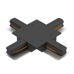 Фото 1 Соединитель X-образный (однофазный) для встраиваемого шинопровода Crystal Lux CLT 0.2211 04 BL