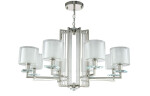 Фото Люстра Crystal Lux NICOLAS SP-PL8 NICKEL/WHITE