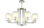 Фото 3 Люстра Crystal Lux NICOLAS SP-PL8 NICKEL/WHITE
