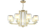 Фото 3 Люстра Crystal Lux NICOLAS SP-PL8 GOLD/WHITE