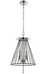 Фото Светильник подвесной Crystal Lux MODESTO SP3 BLACK/CHROME