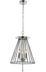Фото 1 Светильник подвесной Crystal Lux MODESTO SP3 BLACK/CHROME