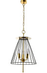 Фото Светильник подвесной Crystal Lux MODESTO SP3 BLACK/GOLD