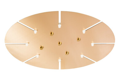 Фото Потолочная база Crystal Lux D600-8 BRASS