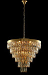 Фото 1 Люстра Crystal Lux ABIGAIL SP-PL15 D620 GOLD/AMBER