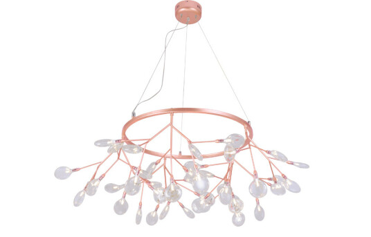 Фото Светильник подвесной Crystal Lux EVITA SP45 D COPPER/TRANSPARENT