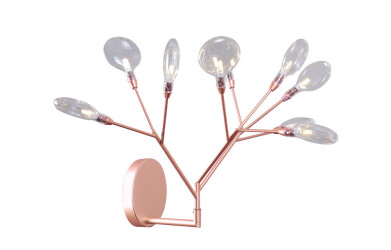 Фото Бра Crystal Lux EVITA AP9 COPPER/TRANSPARENT