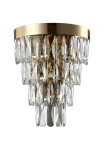 Фото Бра Crystal Lux ABIGAIL AP3 GOLD/TRANSPARENT