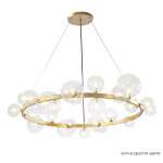 Фото Люстра Crystal Lux AGATA SP24 V2 GOLD/TRANSPARENTE