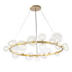 Фото 1 Люстра Crystal Lux AGATA SP24 V2 GOLD/TRANSPARENTE