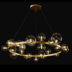 Фото 2 Люстра Crystal Lux AGATA SP24 V2 GOLD/TRANSPARENTE