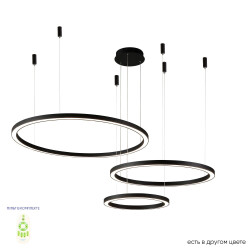 Фото Люстра Crystal Lux FORTUNA SP158W LED D400+600+800 BLACK