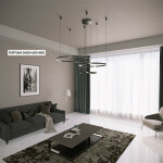 Фото 1 Люстра Crystal Lux FORTUNA SP158W LED D400+600+800 BLACK