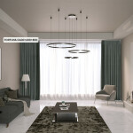 Фото 3 Люстра Crystal Lux FORTUNA SP158W LED D400+600+800 BLACK