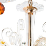 Фото 3 Люстра Crystal Lux CATARINA SP12+6 V2 GOLD/TRANSPARENT-COGNAC