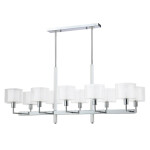 Фото 1 Люстры Crystal Lux MAESTRO SP-PL10 L1100 CHROME