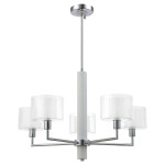 Фото 1 Люстры Crystal Lux MAESTRO SP-PL5 CHROME