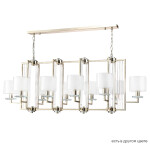 Фото Люстры Crystal Lux NICOLAS SP10 L1300 GOLD/WHITE