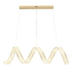 Фото 1 Люстра Crystal Lux MUSIKA SP100W LED L1200 GOLD