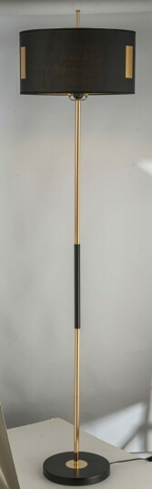 Фото Настольная лампа Arti Lampadari Oggebio E 3.1.F1 BKG