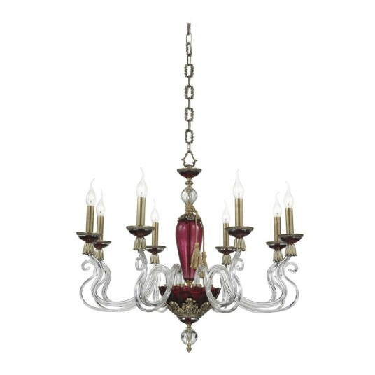 Фото Подвесная люстра Dio DArte Elite Rimini E 1.1.8 Red