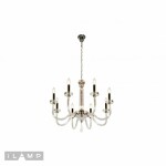 Фото 1 Подвесная люстра iLamp Vibe P9474-8 Nickel