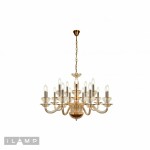 Фото Подвесная люстра iLamp Mercury P9448-10+5 Gold
