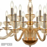 Фото 2 Подвесная люстра iLamp Mercury P9448-10+5 Gold