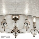 Фото 3 Подвесная люстра iLamp Chelsea P2400-5 Nickel