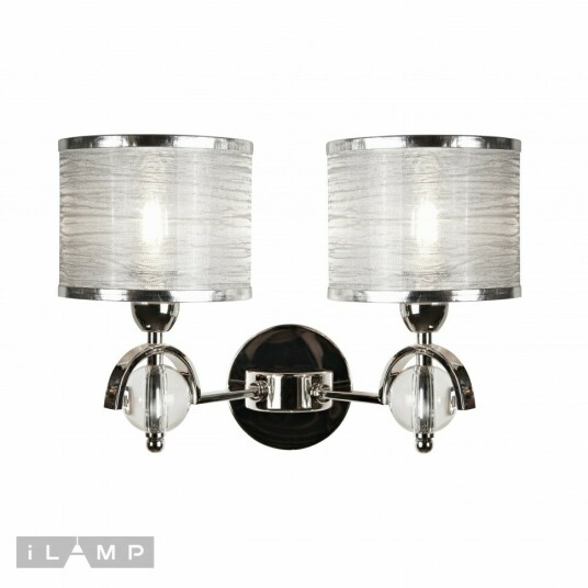 Фото Бра iLamp Chelsea W2400-2 Nickel