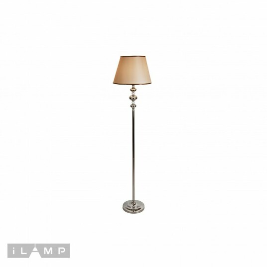 Фото Торшер iLamp Brooklyn F2401-1 Nickel