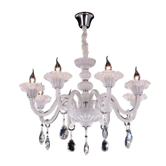 Фото CL351180 Ирида Белая Св-к Люстра