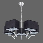 Фото 2 CL460252 Эвора Квадро Черный  Св-к Люстра