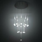 Фото 2 CL227160 Вегас Алюминий Св-к Люстра